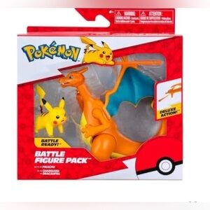 Pokemon Battle Figure Set 2 Pack Mew and Mewtwo Deluxe Action Ready